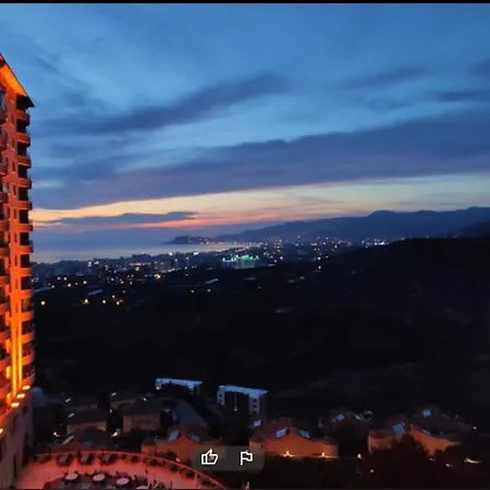 Sea View Apartment 2+1 Gold City 2 Floors * 알란야